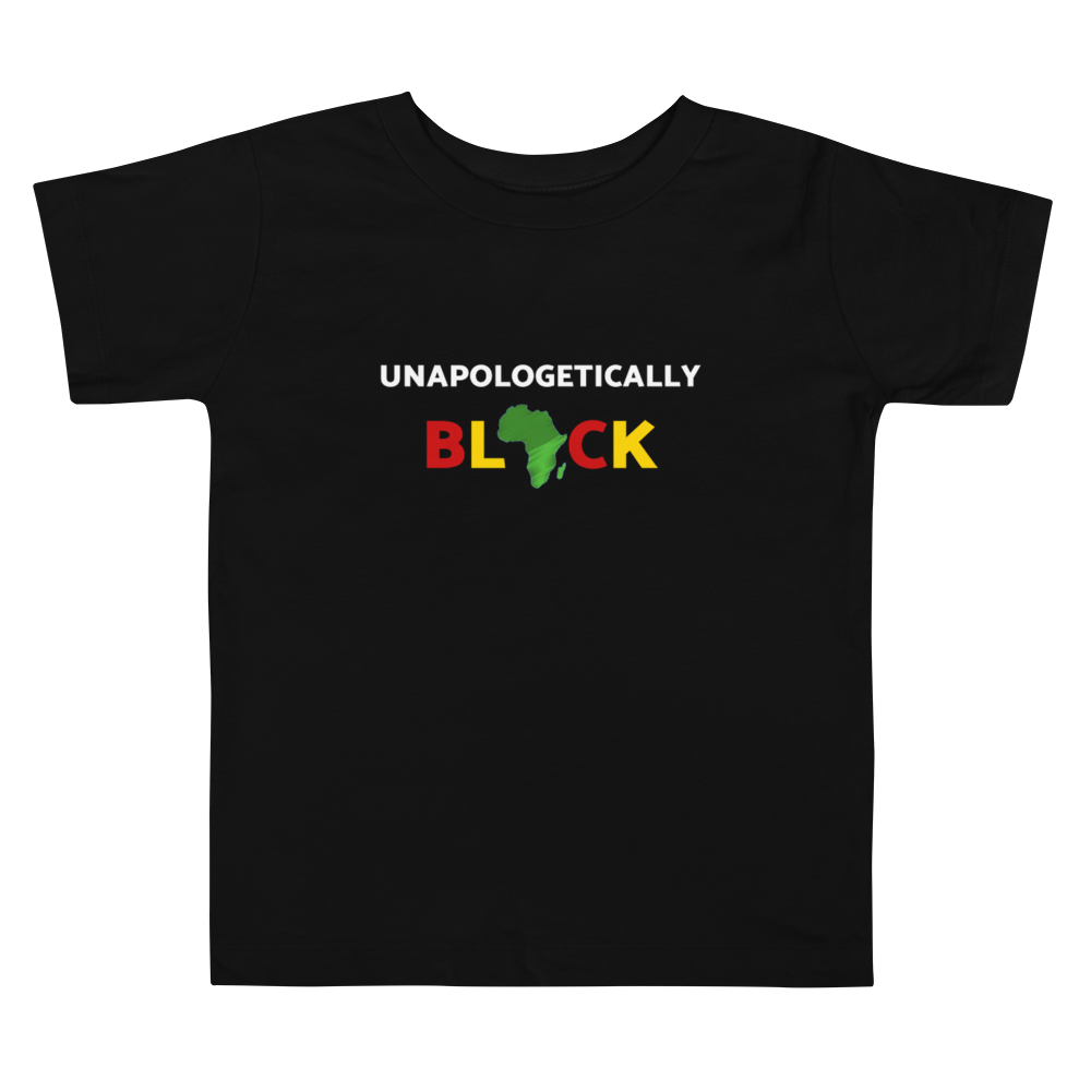 Unapologetically Black Toddler Short Sleeve Tee