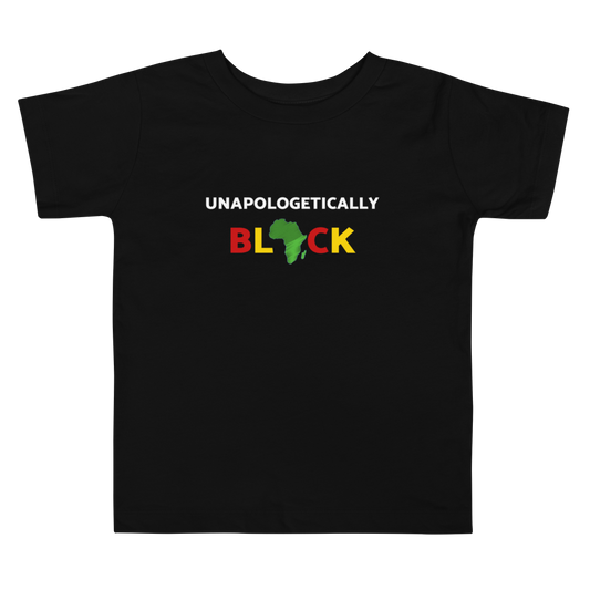 Unapologetically Black Toddler Short Sleeve Tee