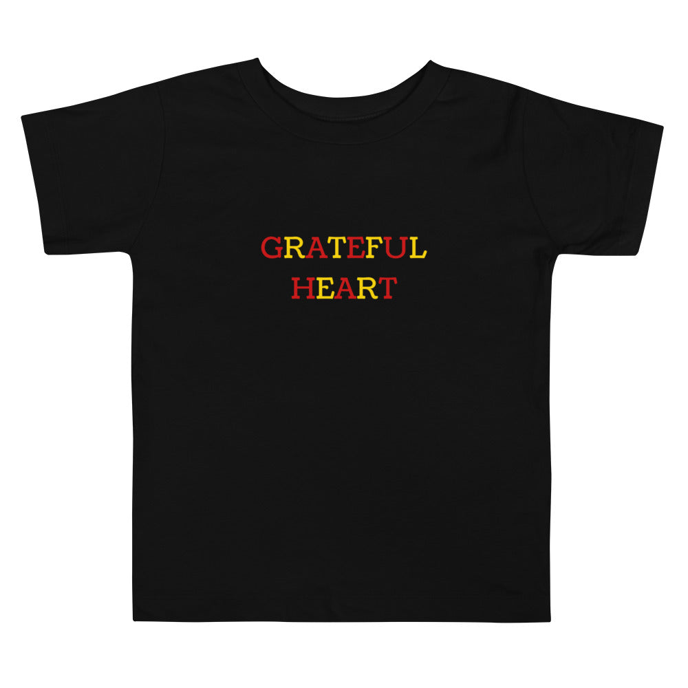 Grateful Heart Toddler Short Sleeve Tee